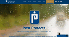 Desktop Screenshot of postinsurance.com