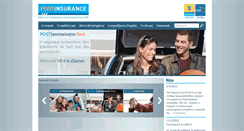 Desktop Screenshot of postinsurance.eu